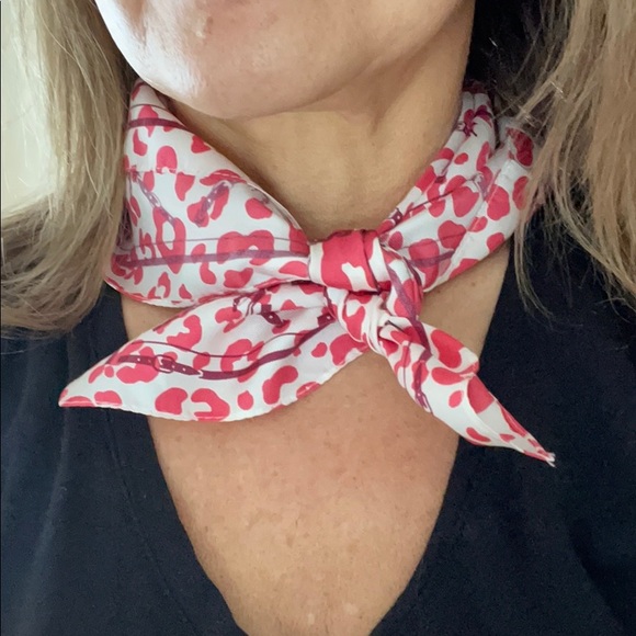 Longchamp Accessories - Longchamp silk handkerchief scarf